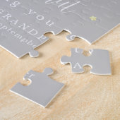 Unieke zwangerschaps aankondiging puzzel komt binn legpuzzel (Zijkant)