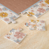 Unieke zwangerschapsaankondiging cadeau retro legpuzzel (Zijkant)