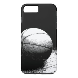 Unieke zwart wit basketbal Case-Mate iPhone case