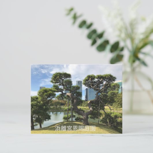 Unieke zwarte pingstructuur briefkaart (Staand voorkant)