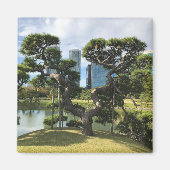 Unieke zwarte pingstructuur magneet (Voorkant)