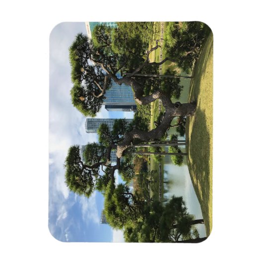 Unieke zwarte pingstructuur magneet (Verticaal)