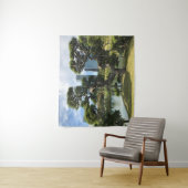 Unieke zwarte pingstructuur wandkleed (In situ)