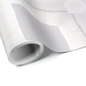 Unieke zwarte witte digitale geometrische Design Cadeaupapier (Rol Hoek)