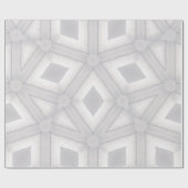 Unieke zwarte witte digitale geometrische Design Cadeaupapier (Vlak)