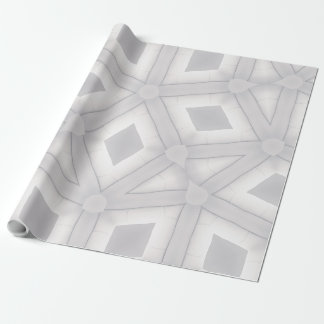 Unieke zwarte witte digitale geometrische Design Cadeaupapier