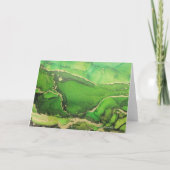 Unieke zwarte zwarte goudkaart bedankkaart (Achterkant)