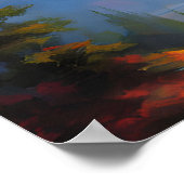 Unieke zwevende adelaar, Vrijheid roofvogel adelaa Poster (Hoek)