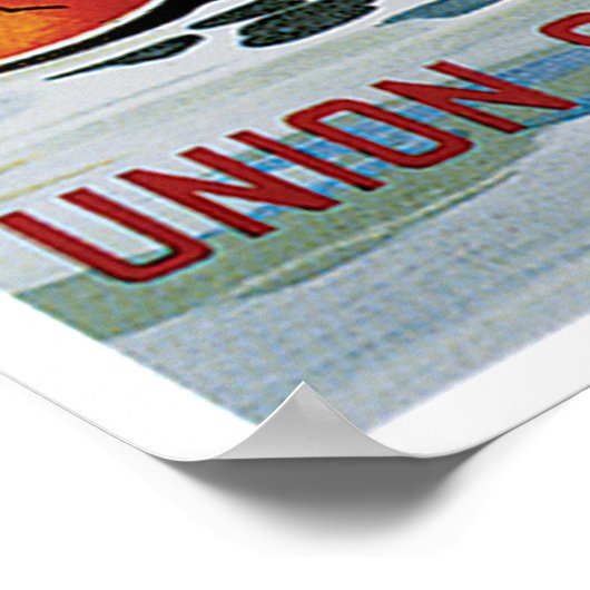 Unielijn — Steamship Ocean Liner Poster (Hoek)