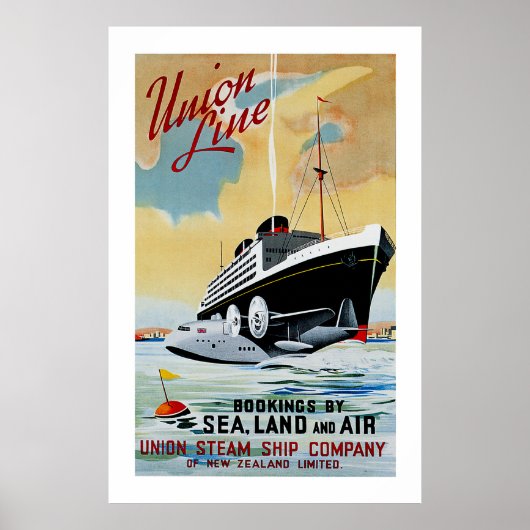 Unielijn van Nieuw-Zeeland Poster (Voorkant)