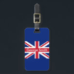 Unielocus JacK gepersonaliseerd Bagagelabel<br><div class="desc">Union Jack Bagagelabel.</div>