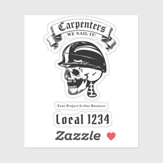 Unieluthandel - Aangepaste naam hard Pet - Logo sc Sticker (Vel)