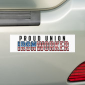 Uniemijronarbeider Bumpersticker (Op auto)