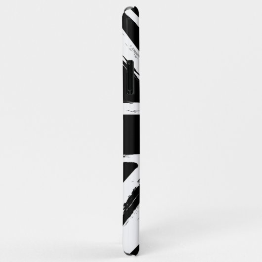 Unienet zwart-wit art Case-Mate iPhone case (Achterkant/rechts)