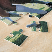 Uniepelaars in rue in een scrum legpuzzel (Zijkant)