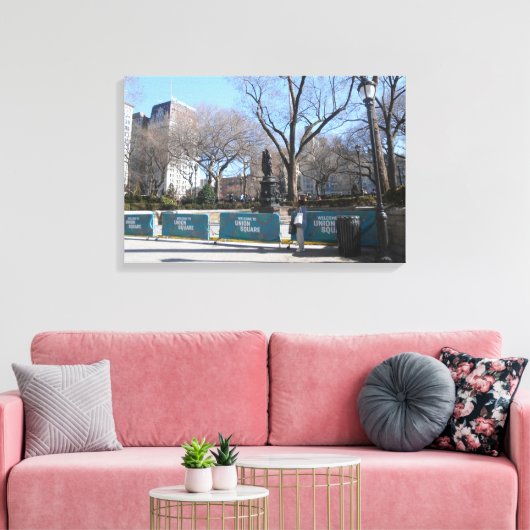 Unieplein Canvas Afdruk (Insitu (Woonkamer))