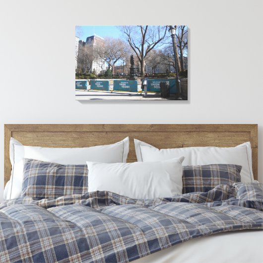 Unieplein Canvas Afdruk (Insitu (Slaapkamer))