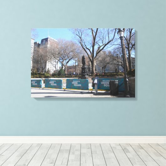 Unieplein Canvas Afdruk (Insitu (Houten vloer))