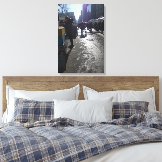 Unieplein Canvas Afdruk (Insitu (Slaapkamer))