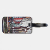 Unieplein: Kleur en kleur Bagagelabel (Achterkant horizontaal)