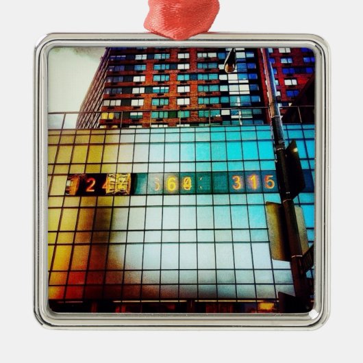 Unieplein Metalen Ornament (Voorkant)