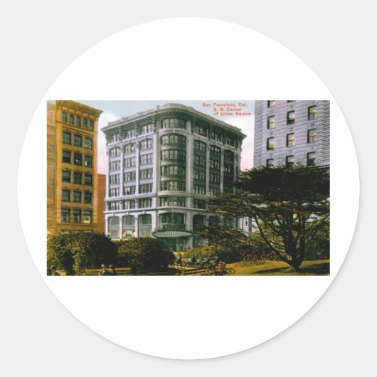 Unieplein Ronde Sticker (Voorkant)