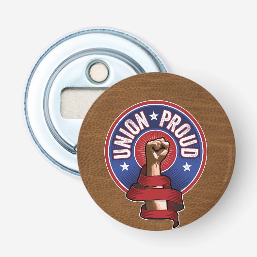 Uniepruid Button Flesopener (Voorkant)