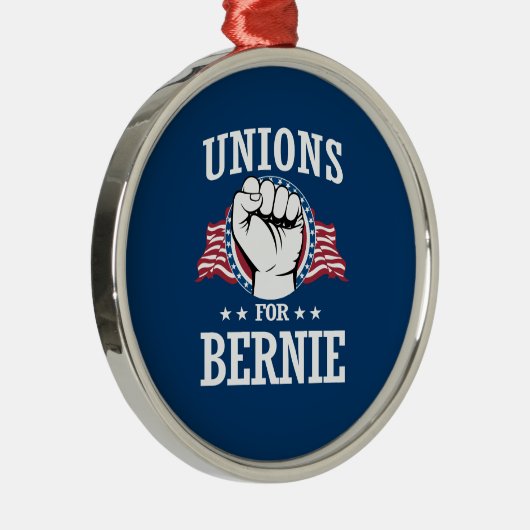 UNIES VOOR BERNIE SANDERS METALEN ORNAMENT (Rechts)