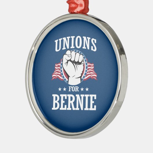 UNIES VOOR BERNIE SANDERS METALEN ORNAMENT (Links)
