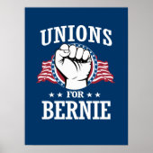 UNIES VOOR BERNIE SANDERS POSTER (Voorkant)