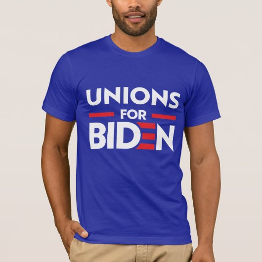 UNIES VOOR JOE BIDEN T-SHIRT (Voorkant)