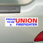 UNIESFIREFIGHTER BUMPERSTICKER (Op auto)