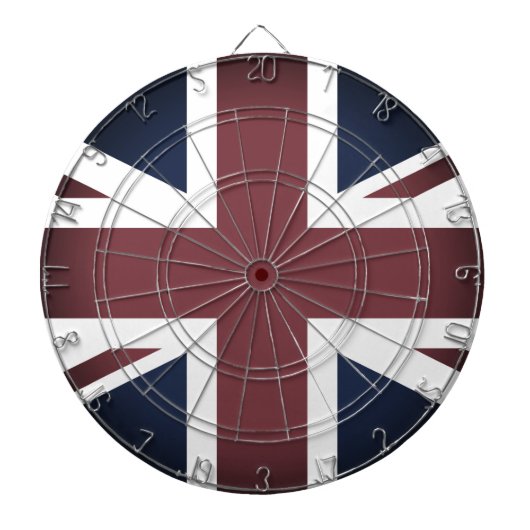  Unievaartuig Dartboard, VK, Britse vlag Dartbord (Voorkant)