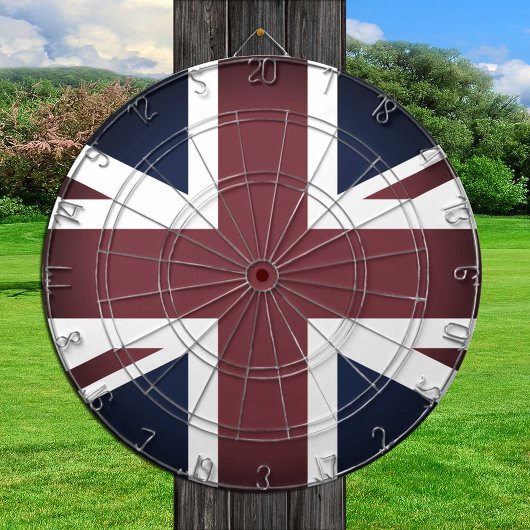  Unievaartuig Dartboard, VK, Britse vlag Dartbord