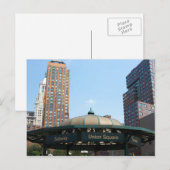 Unievierkant subweg NYC Briefkaart (Voorkant / Achterkant)