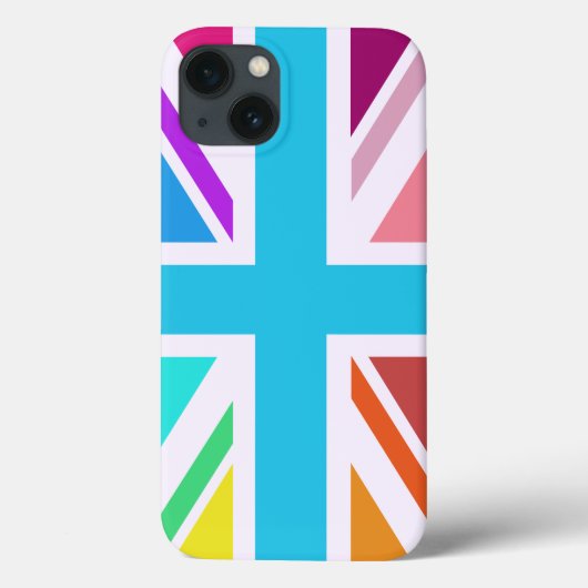 Unievlag/Jack-ontwerp - Multicolorf Case-Mate iPhone Case (Achterkant)