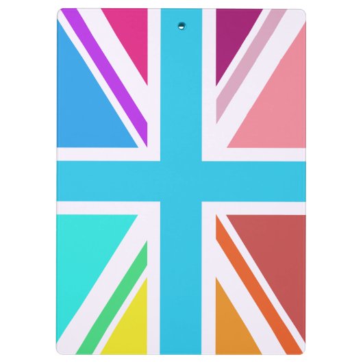 Unievlag/Jack-ontwerp - Multicolorf Klembord (Achterkant)