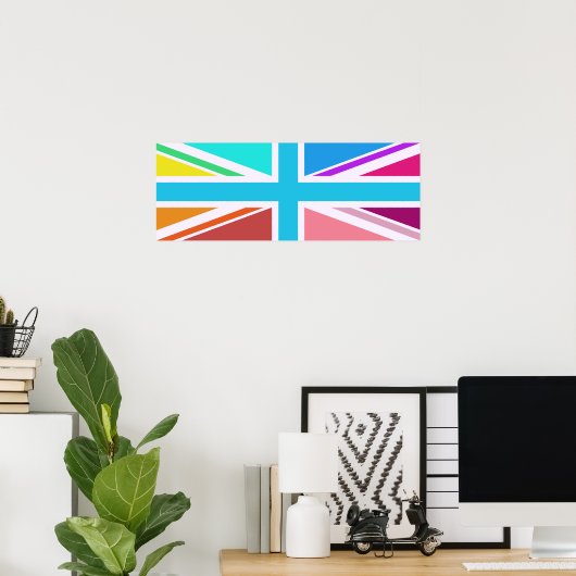 Unievlag/Jack-ontwerp - Multicolorf Poster (Thuiskantoor)