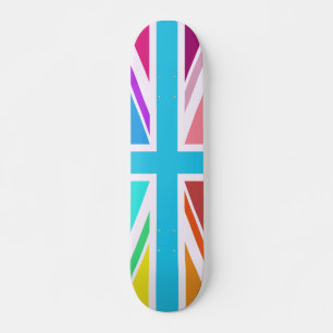 Unievlag/Jack-ontwerp - Multicolorf Skateboard