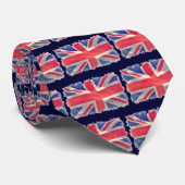 Unievlag of Uniefouanwel Brits patriot Stropdas (Opgerold)