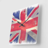 Unievlag of Uniefouanwel Brits patriot Vierkante Klok (Hoek)