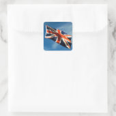Unievlag Vierkante Sticker (Tas)