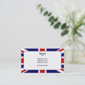 Unievlag Visitekaartje (Staand voorkant)
