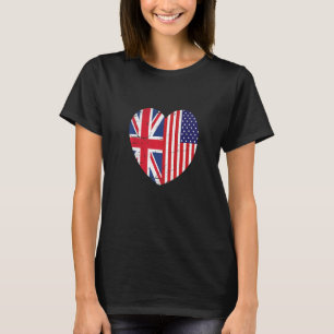 Unievlagerendetro en Verenigde Staten van Amerika T-shirt