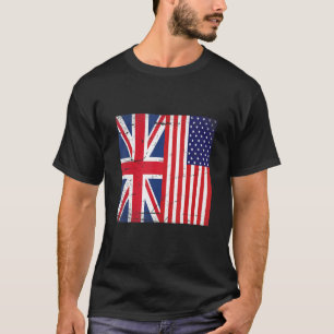 Unievlagerendetro en Verenigde Staten van Amerika T-shirt