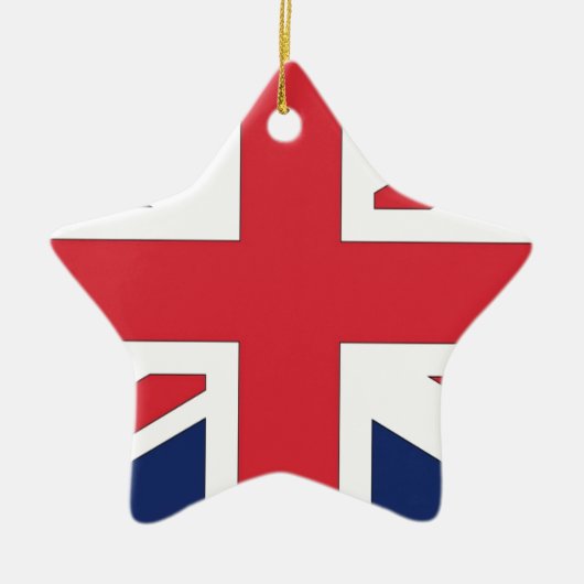 Unievlak/Unievlag van het Verenigd Koninkrijk Keramisch Ornament (Voorkant)