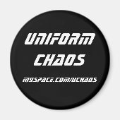 Uniform Chaos magneet - wit (Voorkant)