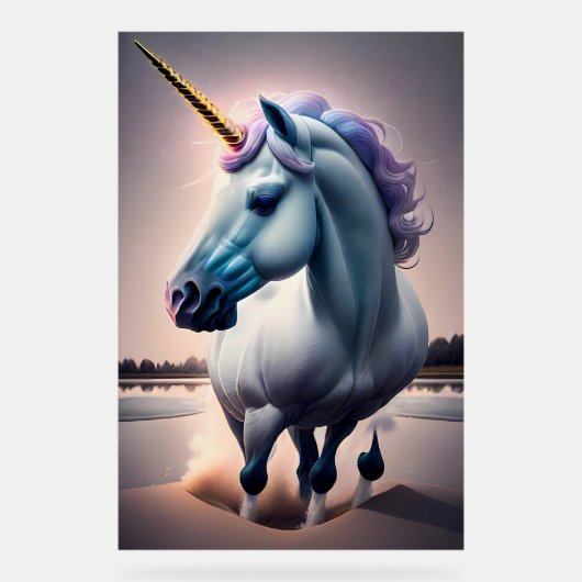 Uniform Illusion Pulse - Eenhoorn Acryl Bord (Voorkant)