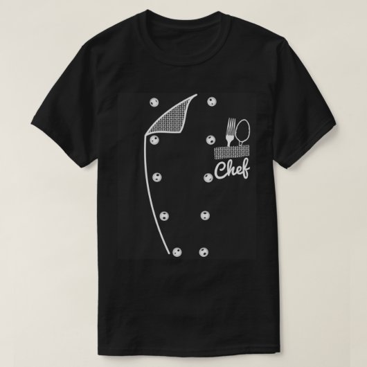 Uniform jasje Faux Chef Costume Great Coo T-shirt (Design voorkant)