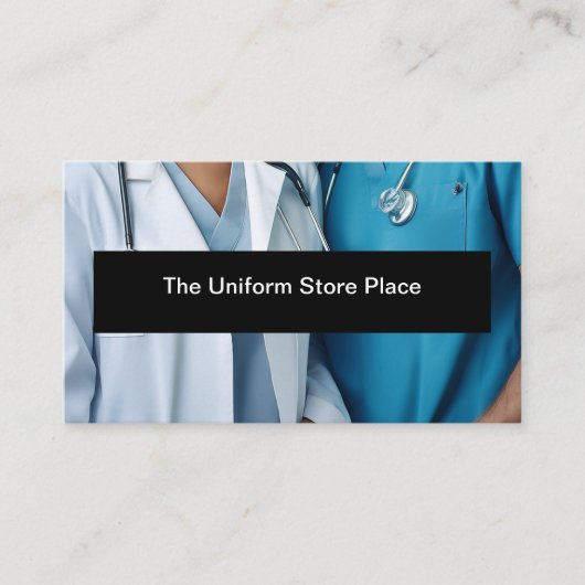 Uniform Medical Scrubs Store Visitekaartje (Voorkant)